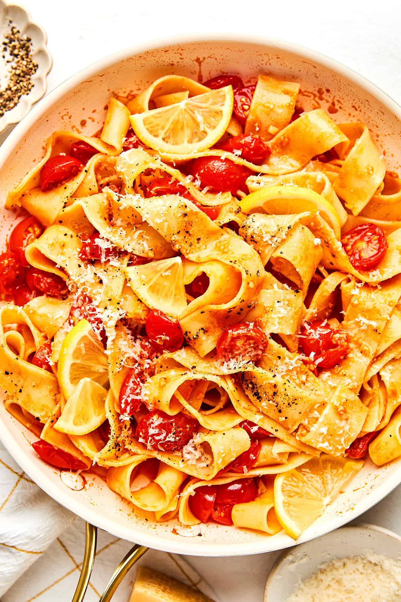 Lemony Cherry Tomato Pasta