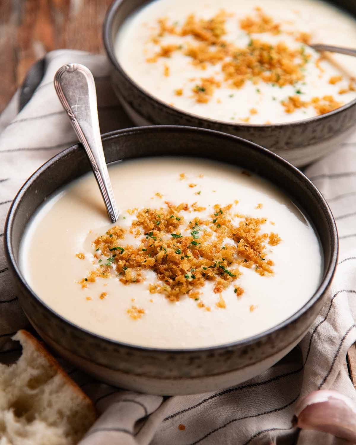50 Clove Garlic Soup