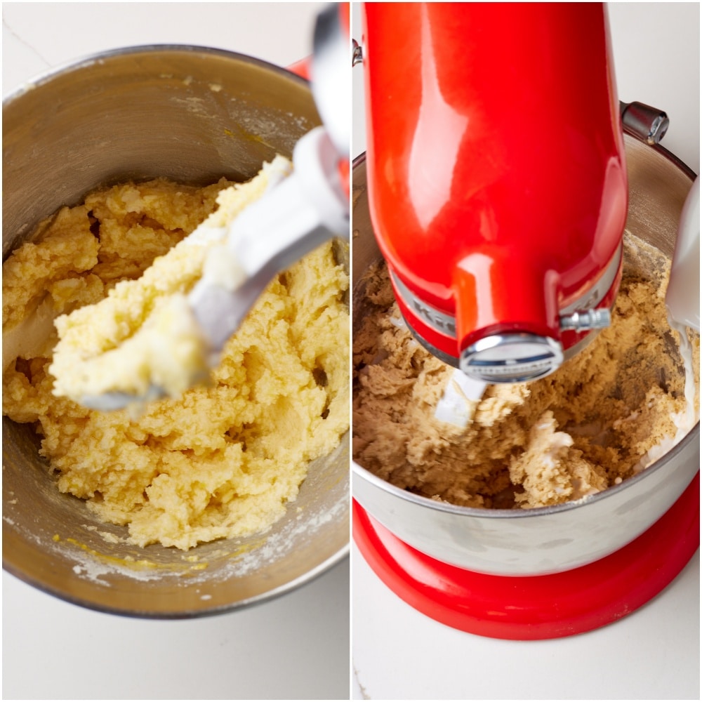 Add the eggs one at a time, mixing well after each addition. Stir in the milk and vanilla until combined.