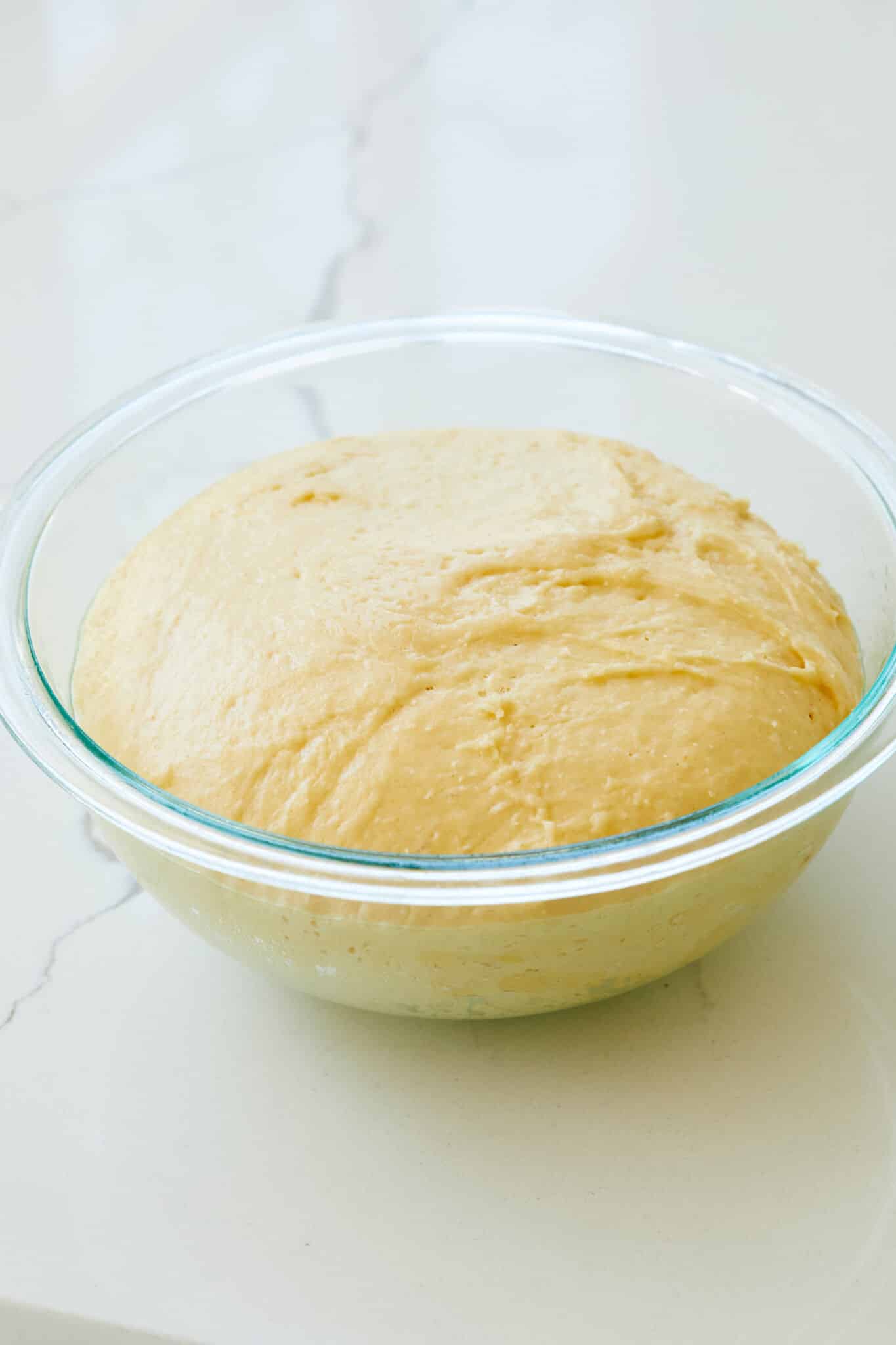 Let Sally Lunn Buns dough rise. 
