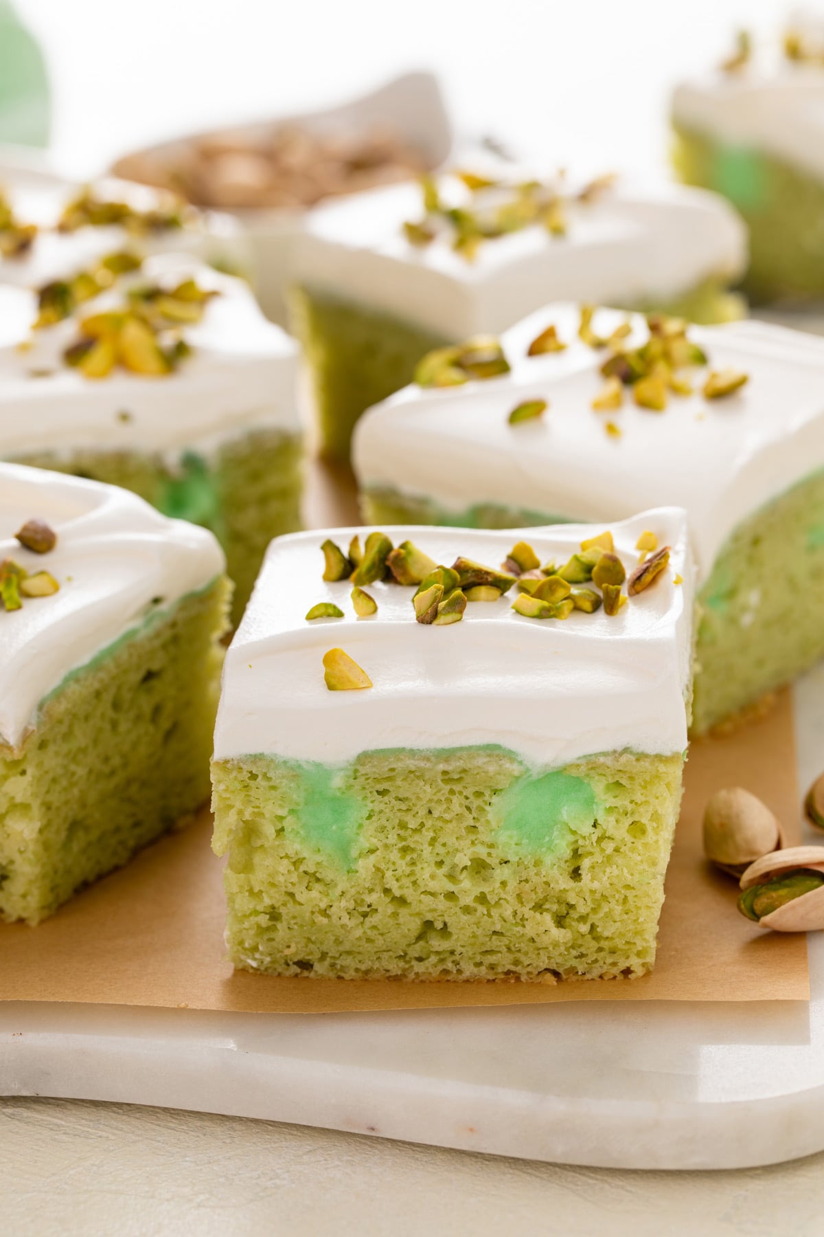 Pistachio Poke Cake