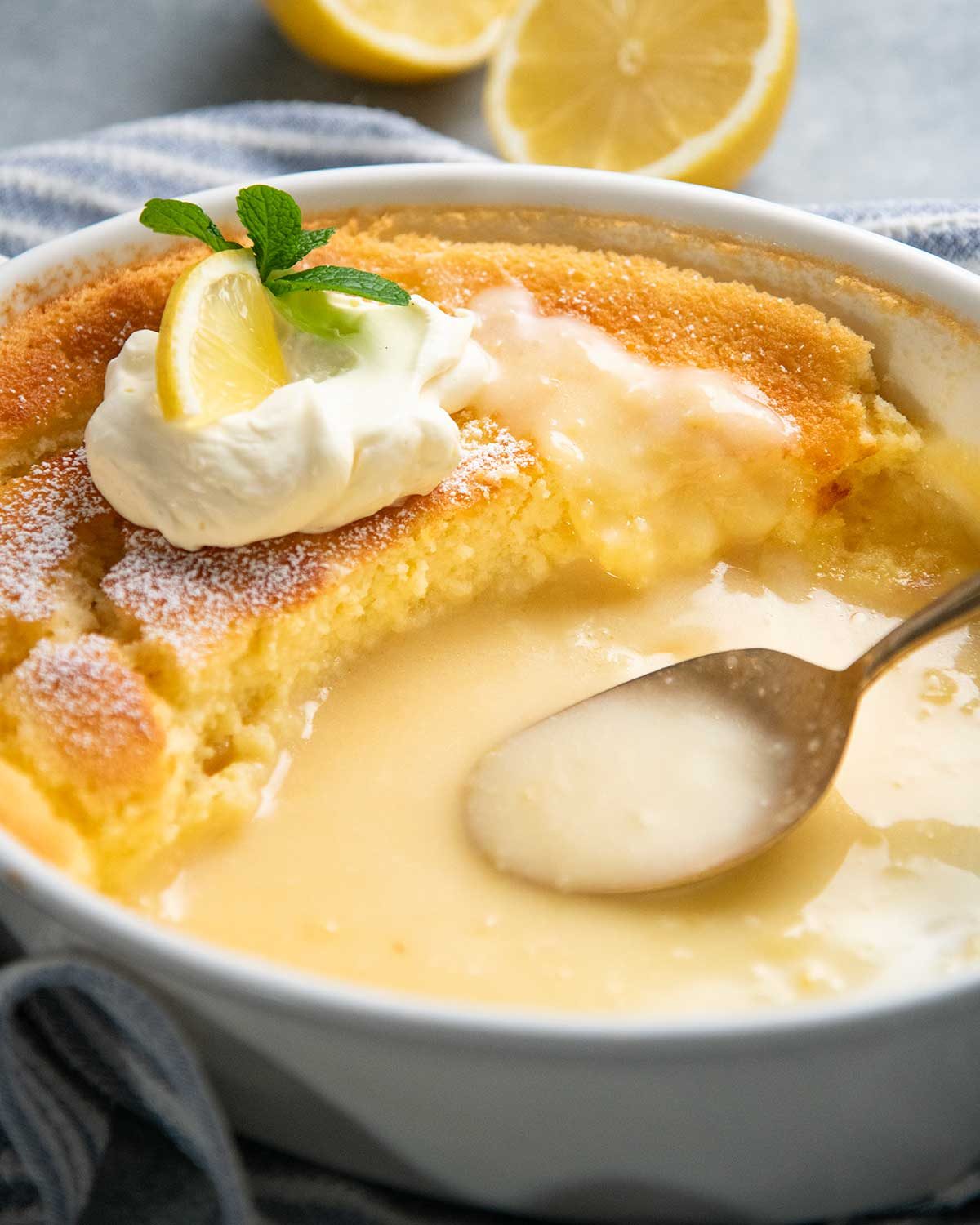 Lemon Delicious Pudding – Extra Saucy!