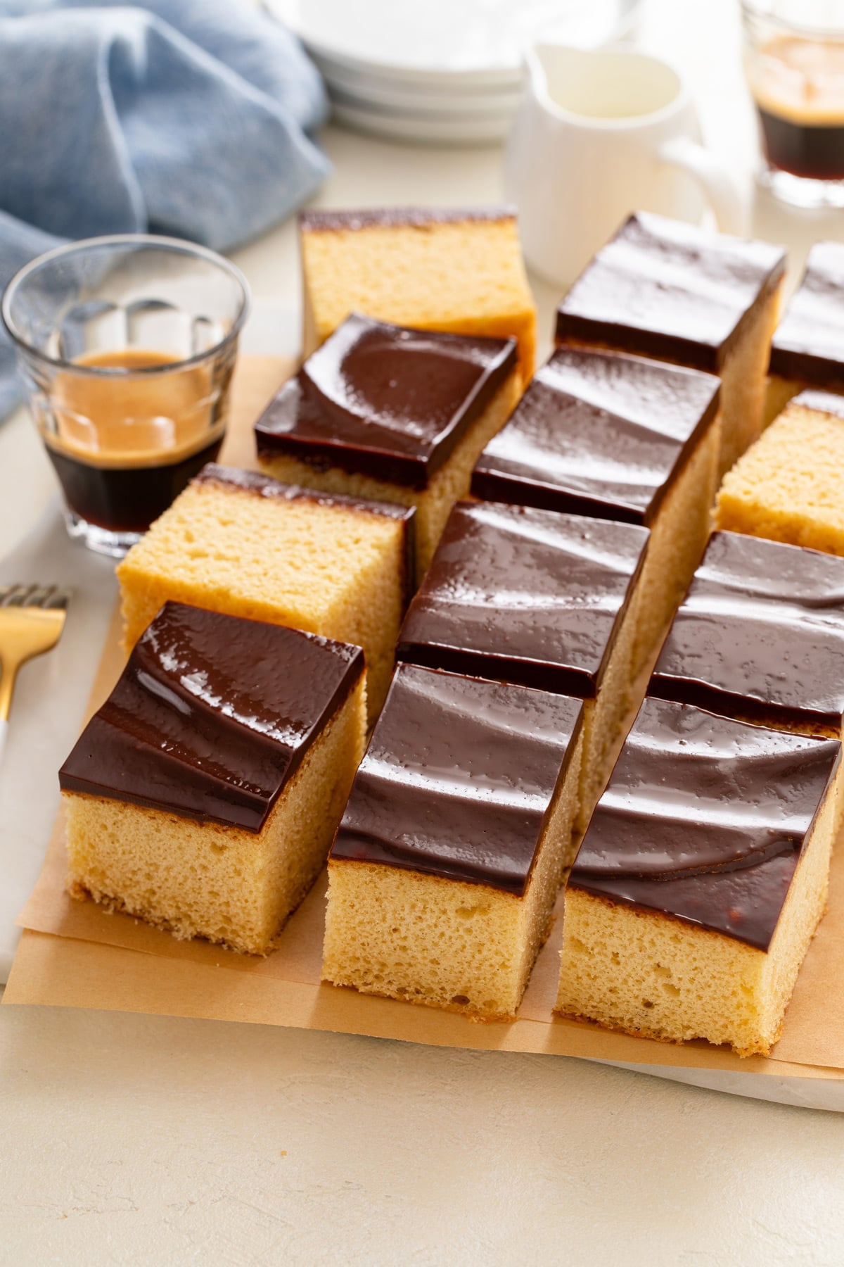 Easy Yellow Sheet Cake with Chocolate Frosting