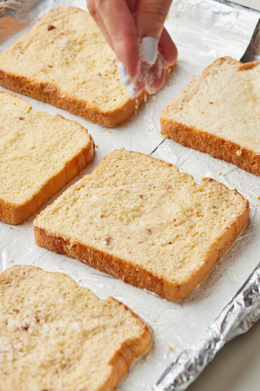 Sprinkle evenly with the granulated sugar.